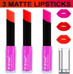 OUR BEAUTY Multicolor Soft And Smooth Touch Velvet Matte Lip Color Combo 110, 10.5 G (Pack Of 3)