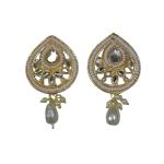 Priyansh Enterprise Handmade Silver Brass Traditional Earrings For Parties, Festivals For Women