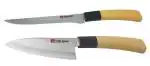 Shruthi Yingguns Ceramic Knife (2 Pack) Large Blade 1.5 inches (WID) Chef Knife + Long Blade 6 Inches Boning Knife for Cutting Fruits Vegetable Meat Fish & More