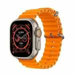 SHRI NETRA 2.8 INCH SCREN PREMIUM S9 ULTRA SMART WATCH WITH 4G BLUETOOTH CALLING | DIAL CALLS | CONTACT | AUDIO PLAYER ETC. | COLOR-ORANGE