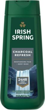 Irish Spring Charcoal Refresh Moisturizing Face + Body Wash- 591 ml (591 ml)Wiz