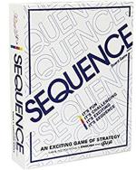QUALITIO Sequens Board Game Challenging Card Game for Ages 7 & Above, Hard Board,Chips and Card