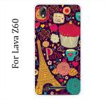 Anami Multicolor Silicon Grip Case Mobile Back Cover for Lava Z60