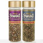 Panjon Swad Roasted Saunf & Royal Fresh Mix Mukhwas (100% Natural Mouth Freshener) 2 Bottles, 180g