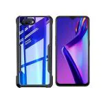 RUPELIK Oppo A3s (Eagle) Shock Proof Clear Protective Hybrid TPU & PC Transparent Back Crystal Clear Eagle Case Cover for Oppo A3s (Black/Transparent)