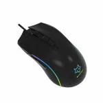 EvoFox Black Phantom Pro Wired Gaming Mouse with RGB and Adjustable 6400 DPI Gaming Sensor