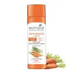 Biotique Carrot Face & Body Sun Lotion | SPF 40 UVA/UVB Sunscreen | Prevents Ageing and Soothes Dry Skin| 100% Botanical Extracts | Suitable for All Skin Types | 120ml