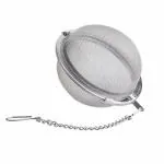 ZOOV Stainless Steel Mesh Tea Ball, Extra Fine Mesh Tea Infuser for Loose Leaf Tea, Tea Strainers Tea Infuser Strainer Filters for Tea (7CM)