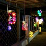 My Party Suppliers Mercury Glass Mason Jar Light Hanging Multicolour Fairy LED Kit