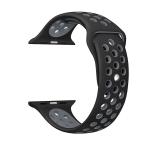 LIDDU Silicone Smart Watch Strap for Fire Bolt Ring (Black and Grey)