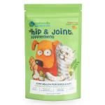 Petveda Ayurvedic Hip & Joint Supplement for Dogs & Cats with Curcumin & Ashwagandha rich in Vitamin D for Strong Bones & Healthy Joints, 180gm