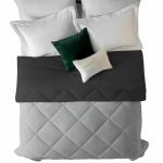 ADDIFOX Multicolor Geometric Polyester Reversible Stitch Quilt 500 GSM Power Heavy Winter Comforter - 228 x 254 cm