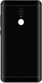 FRIENDZZWORLD Black Aluminium Alloy Back Panel For Redmi Note 4