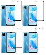 Vizio Realme Realme C2 Transparent Tempered Glass Touch Sensitive and Scratch Resistant Screen Guard with Wet and Dry Wipes 15 x 8 x 1.27 cm