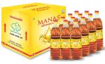 Manas Mustard Oil 1 Liter Edible Oil, Pack of 12