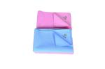 KUPEPE Pack of 2 Baby Dry Mat - Waterproof Organic Bed Protector Sheet | Highly Absorbent & Breathable | Diaper-Free Nights | Cozy & Silky-Smooth | (Large, Sky Blue & Light Pink)