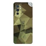 GADGETSWRAP Premium Material Skin Vinyl Decal Sticker Compatible With Oneplus 9RT (5G) - Diamond Green Camo