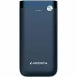 Ambrane Blue PP20 Pro Power Bank with 20W Fast Charging, Triple Output, Power Delivery