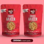 Mininstry of nuts Premium Dried Anjeer 200 Grams (Figs) (pack of 2, Each 200g)
