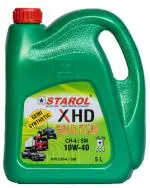 Starol Star XHD Gold Plus 10W-40 Semi Synthetic Petrol and Diesel Engine Oil for All Heavy and Light Commercial Vehicles 5L
