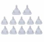 KANBI Safety Electric Switch Board Dummy Socket Plug Cover Guards, White, (DUMMY-PLUG-6)