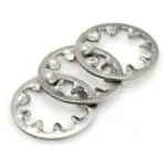 RELY (Pcs-50) M6 Mild Steel Internal Tooth Lock Star Washer