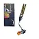 SATYWALI Butane Gas Welding Twin Brazing Flame Gun Soldering Pipe Blow Double Torch Flamethrower Burner Camping Welding