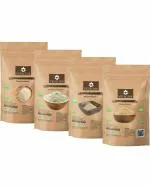 VEDICINE Pure And Natural Ashwagandha Safed Musli Konch Seed and Shatavari Powder (50gmx4)