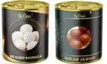 La Casa Gulabjamun 8Pcs And Rasgulla 10Pcs 400 Gm (Pack Of 2)
