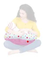 Vparents Pink Cotton Baby Feeding Pillow