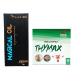 MANLIHOOD Thymax Magical Oil & Tablets Combo - Hormonal Balance, Wellness Booster | 100ml Oil & 60 Tablets