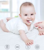 Adore Ohio Disposable Cotton Mouth Swabs with Storage Case - 30pc