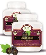 Biotic Natural Grape Seed Extract - Grapeseed Capsule - 120 Veg Capsules (Pack of 2)