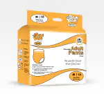 BON BON Premium Medium Adult Diapers Pant Style (M- 20-47 INCH) Pull Up Diapers M 10 PCS With Soft Ultra Leak Guard and Anti-Bacterial Absorbent Core (M Pack of 1)