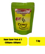 ZaiquaGOLD Tea -Broken Orange Pekoe (BOP) -Brooke Bond 1KG ( Combo Packs of 500gms+500 gms )