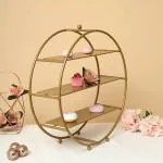 Design Decor Gallery Golden Modern Classic Tiered Cupcake Stand 3 Tier Dessert Stand Cupcake Holder