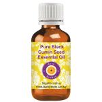 Deve Herbes Pure Black Cumin Seed Essential Oil (Nigella sativa) Natural Therapeutic Grade Steam Distilled 5ml