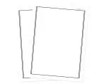 WAYTOBUY Project Or Assignment Paper Right and Left Side 2 Line Rectangle Black Border for Students (60 Sheets, LFRGBLKDNUMBR15)