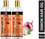 Ayurdaily Red Onion Anti Hair Loss Growth Oil With Keratin Infused, 400 Ml (Pack Of 2)