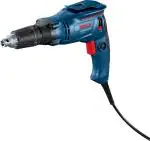Bosch GTB 650 Corded Electric Screwdriver, 650W, 5,000 rpm, 12 Nm, 1/4'' Hex Uni, 6 mm Dia., Soft Grip, Reversible Depth Gauge, Forward/Reverse Rotation, 1.4 kg, 1 Year Warranty