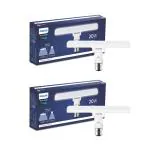 Philips Stellar Bright 20-Watt Led T-Bulb, Base B22 (Crystal White) - Pack Of 2