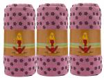 Black gold The Finer Touch Pink Cotton Yoga Mat 73 x 25 Inch - Pack Of 4