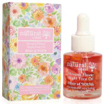 Natural Vibes Anti Ageing Nirvana Flower Night Face Oil 20ml Elixir of Youth with Vitamin A, C & E