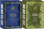 Nuerma Science Indigo & Henna Powder for Hair - Natural Black Dye, Hair Growth Combo of 2 (200 g)