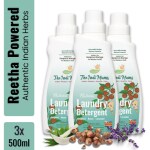 The Indi Mums Soapnut (Reetha) Baby Laundry Detergent, Ayurvedic recipe, Plant based - 3 X 500 ml