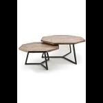 XPORTCRAFT.COM X-Store | Mango Wood Coffee Table Set of Two