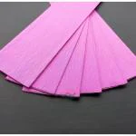 CRAFT WAFT Large Wrinkled Crepe Paper Sheets for Craft , DIY , Decor , Flower Making and Wrapping Pack of 6 (40x20 inch) (102x51 CM) (Pink)