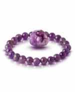 Reikved Zodiac Pisces Birthstone Amethyst Bracelet