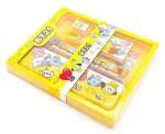 GOLD LEAF BT21 Cartoon Printed Stationery Combo Kits with 1Metal Pencil Box,(Pack of 2 Kits)