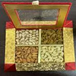 Qualinut | Diwali Gift Box | Elegant Red | Premium Quality